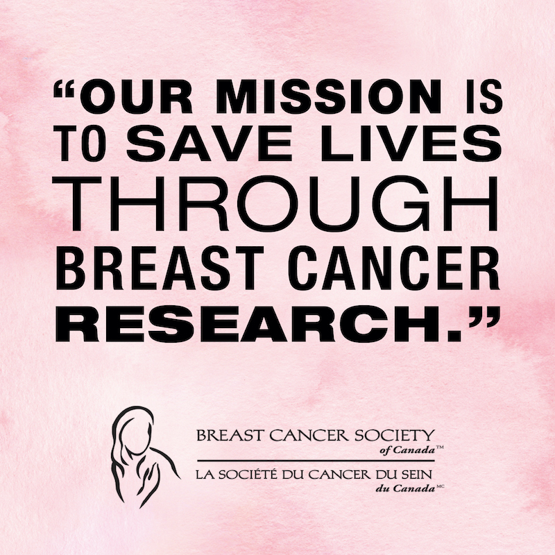 Our mission is to save lives with breast cancer research.